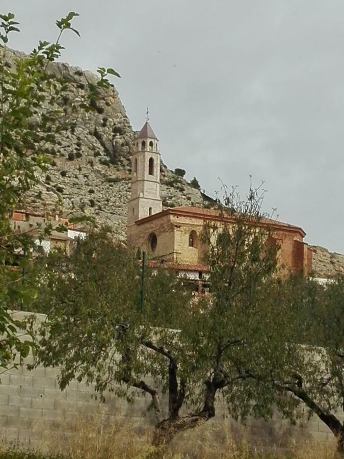 Gasthaus La Troya Castellote Exterior foto