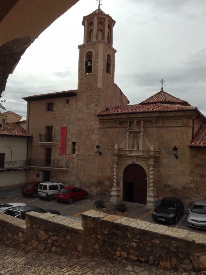 Gasthaus La Troya Castellote Exterior foto
