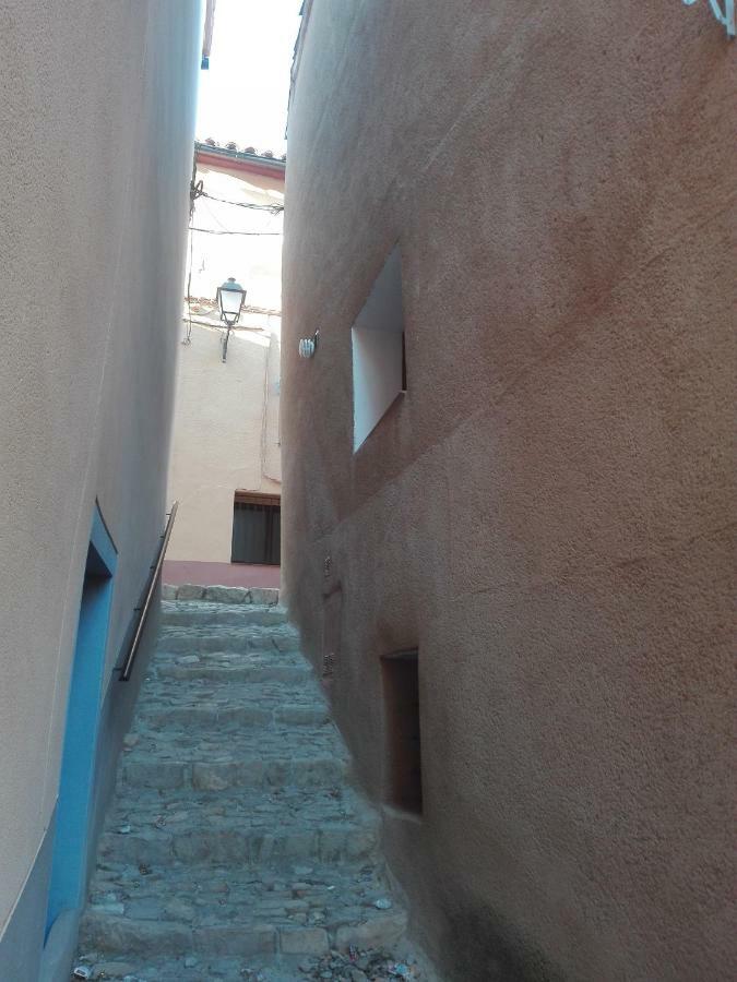 Gasthaus La Troya Castellote Exterior foto