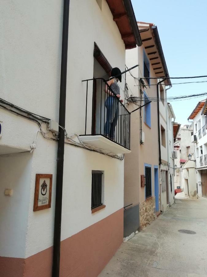 Gasthaus La Troya Castellote Exterior foto
