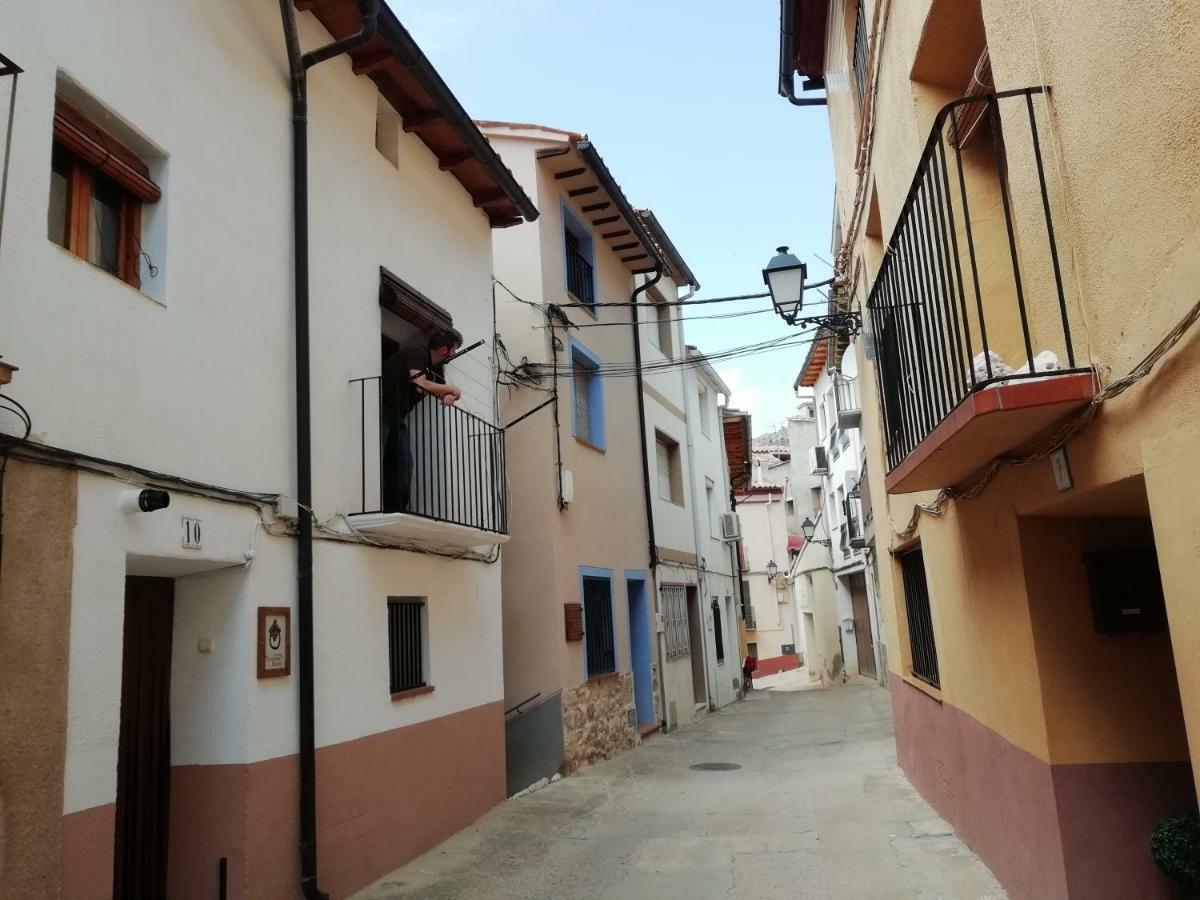 Gasthaus La Troya Castellote Exterior foto